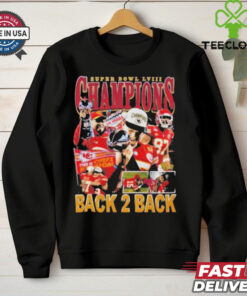 Official Kansas City Super Bowl Lviii Champ Back 2 Back 2024 T Shirt
