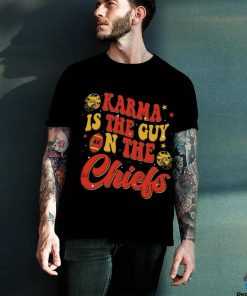 Official Karma Is The Guy On The Chiefs Shirt Go Taylors Boyfriend Sweatshirt Red Football Jersey Tee Kelce Swift Shirt shirt