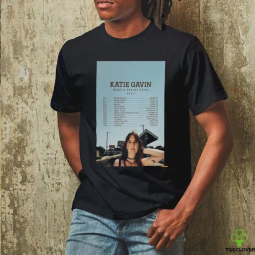 Official Katie Gavin What A Relief Tour 2024 Poster Shirt