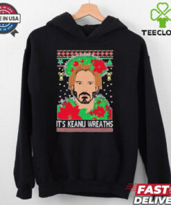 Official Keanu Wreaths Ugly Christmas T Shirt