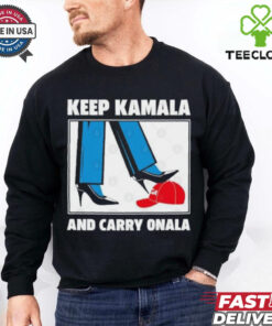 Official Keep Kamala and Carry On Ala Stepping On MAGA Hat T Shirt