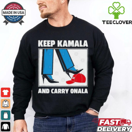 Official Keep Kamala and Carry On Ala Stepping On MAGA Hat T Shirt