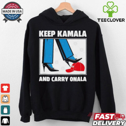 Official Keep Kamala and Carry On Ala Stepping On MAGA Hat T Shirt
