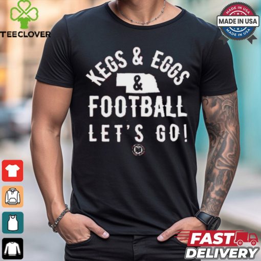 Official Kegs And Eggs Nebraska Football Let’s Go T shirt