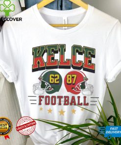 Official Kelce Brothers Football 62 87 Eagles Chiefs Shirt