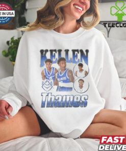 Official Kellen Thames Saint Louis Billikens 90s Graphic t shirt