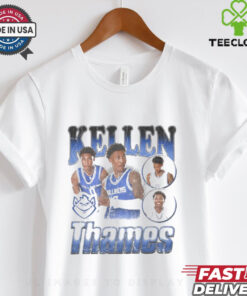 Official Kellen Thames Saint Louis Billikens 90s Graphic t shirt