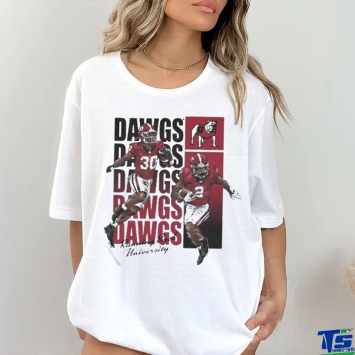 Official Kendall Milton And Daijun Edwards Dawgs Running Back University Shirt
