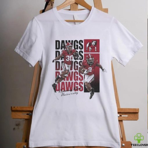 Official Kendall Milton And Daijun Edwards Dawgs Running Back University Shirt