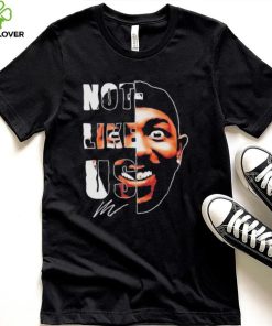 Official Kendrick Lamar Not Like Us Big Face With Signature Shirt