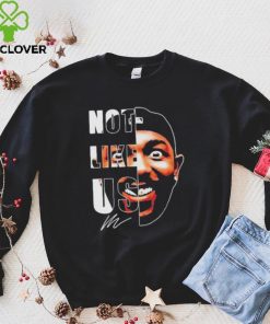 Official Kendrick Lamar Not Like Us Big Face With Signature Shirt