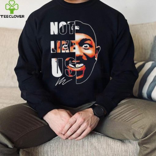 Official Kendrick Lamar Not Like Us Big Face With Signature Shirt