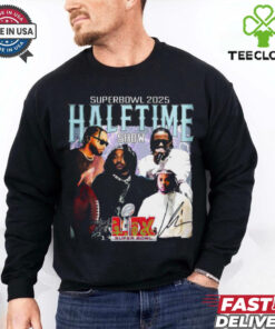 The **Official Kendrick Lamar Super Bowl 2025 Halftime Show T-Shirt** celebrates Kendrick Lamar's performance during the 2025 Super Bowl halftime show. Featuring bold graphics and the iconic moment, this shirt is perfect for fans who want to commemorate his electrifying performance at one of the biggest events in sports and music!