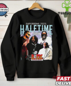 The **Official Kendrick Lamar Super Bowl 2025 Halftime Show T-Shirt** celebrates Kendrick Lamar's performance during the 2025 Super Bowl halftime show. Featuring bold graphics and the iconic moment, this shirt is perfect for fans who want to commemorate his electrifying performance at one of the biggest events in sports and music!