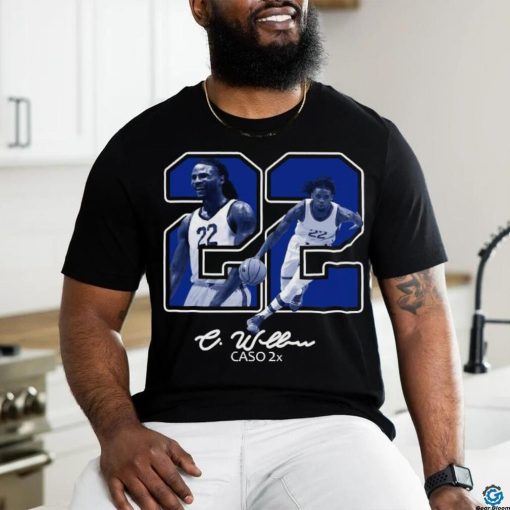 Official Kentucky Branded Cason Wallace Blue 22 T Shirt