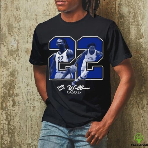 Official Kentucky Branded Cason Wallace Blue 22 T Shirt