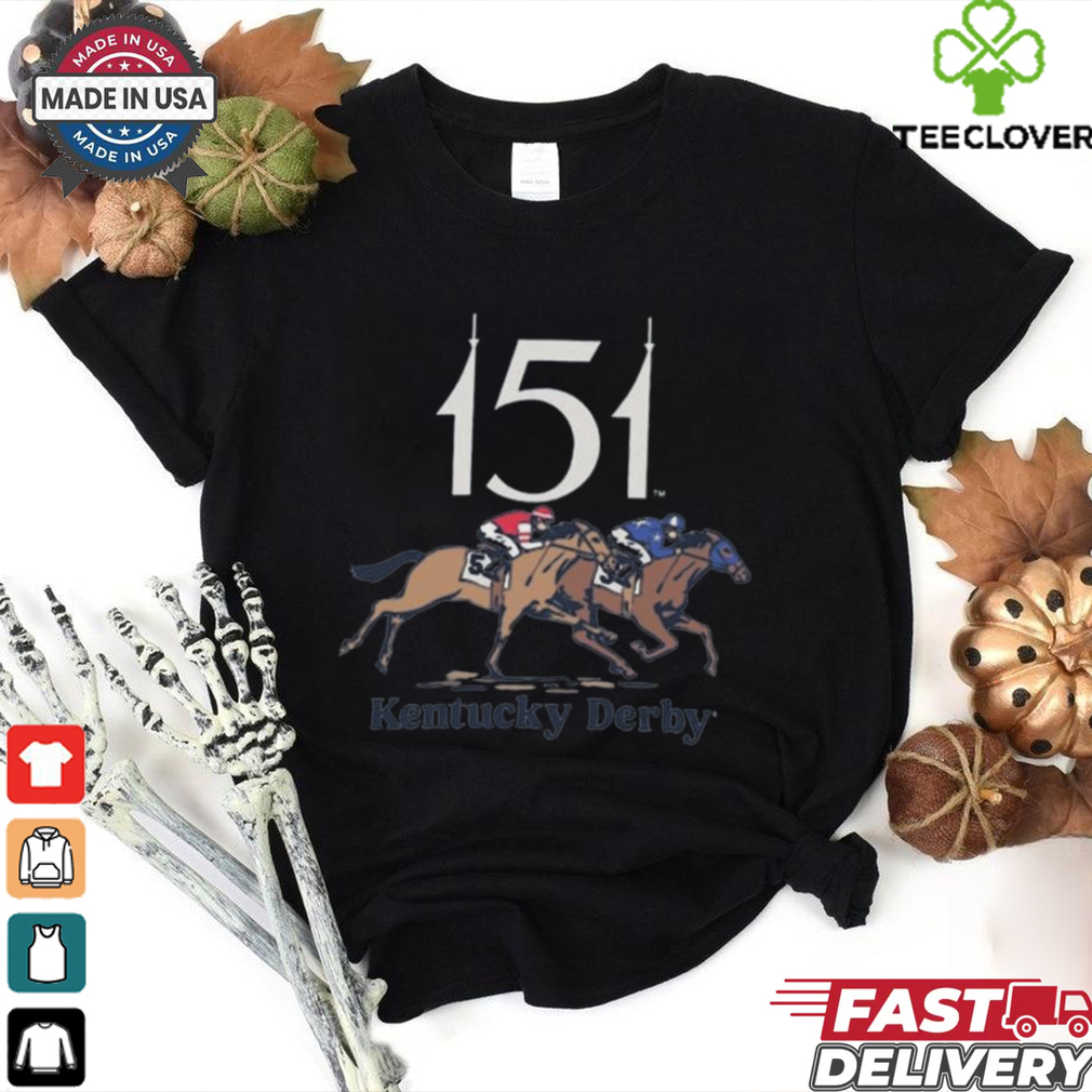 Official Kentucky Derby 151 Hug The Rail t shirt Official Kentucky Derby 151 Hug The Rail t shirt