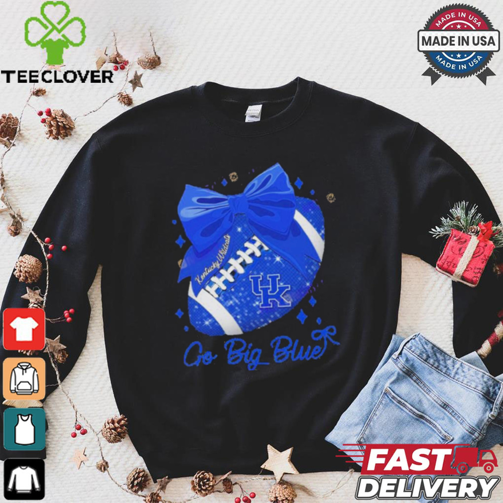 Official Kentucky Wildcats Go Big Blue Football Shirt Official Kentucky Wildcats Go Big Blue Football Shirt