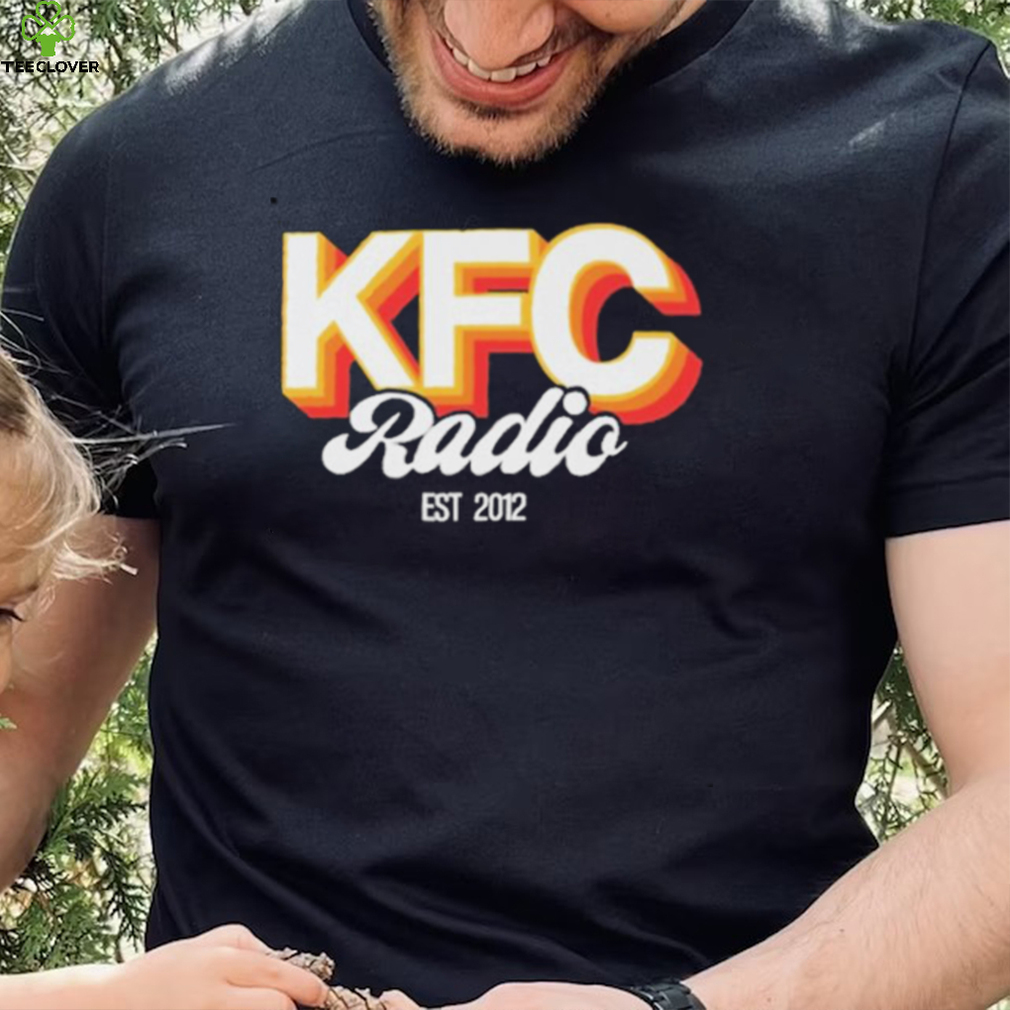 Official Kfc radio est 2012 retro embroidered shirt