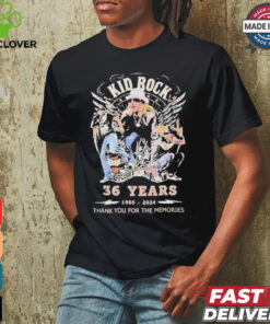 Official Kid Rock 32 Years 1988 2024 Thank You For The Memories T Shirt