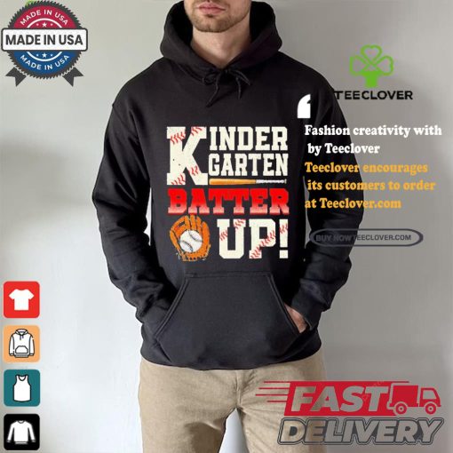 Official Kinder garten batter up baseball T shirt
