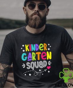 Official Kindergarten Squad Kinder Teacher Student Back To School Shirt