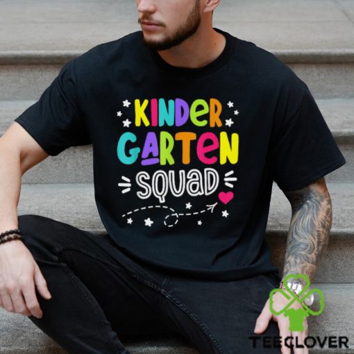 Official Kindergarten Squad Kinder Teacher Student Back To School Shirt