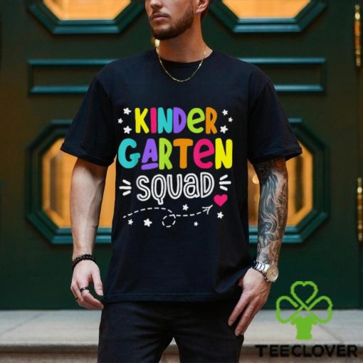 Official Kindergarten Squad Kinder Teacher Student Back To School Shirt