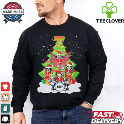 Official Kiss Brand Merry Christmas 2024 T Shirt