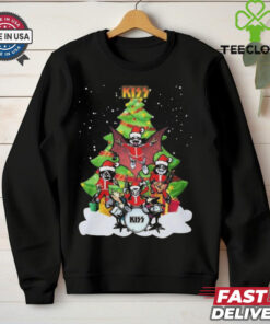 Official Kiss Brand Merry Christmas Tree 2024 Shirt