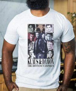 Official Klaus And Damon The Hottest Vampires Eras Tour Shirt