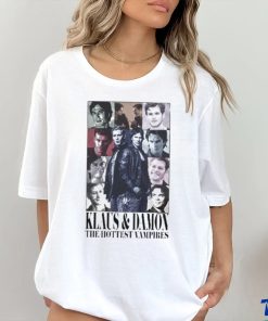 Official Klaus And Damon The Hottest Vampires Eras Tour Shirt