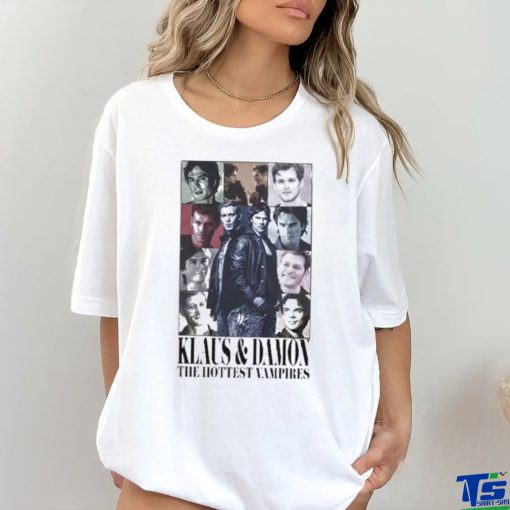 Official Klaus And Damon The Hottest Vampires Eras Tour Shirt