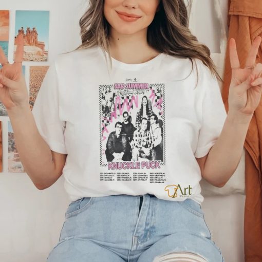 Official Knuckle Puck Sad Summer Fest Tour 2024 Poster shirt