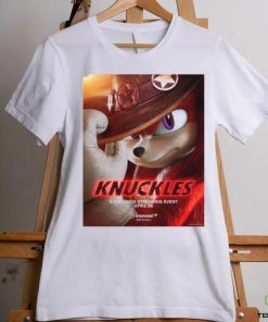 Official Knuckles New Poster Premieres April 26 2024 T shirt