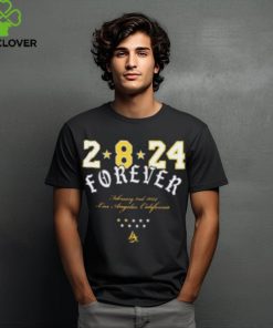 Official Kobe Bryant 2 8 24 Forever February 2nd 2024 Los Angeles California The Goal Is Not To Live Forever Unisex Hoodie T Shirt