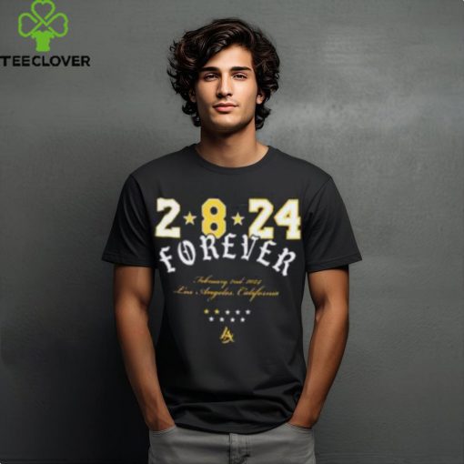 Official Kobe Bryant 2 8 24 Forever February 2nd 2024 Los Angeles California The Goal Is Not To Live Forever Unisex Hoodie T Shirt