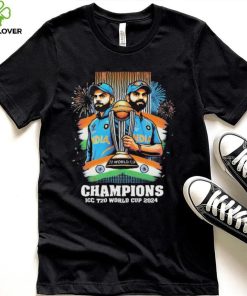 Official Kohli and Sharma Trophy ICC T20 World Cup 2024 Champions hoodie, sweater, longsleeve, shirt v-neck, t-shirt