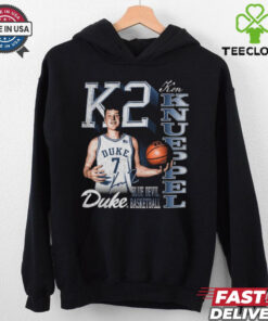 Official Kon Knueppel K2 Duke Blue Devils Basketball 90s Graphic Signature t shirt