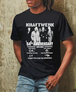 Official Kraftwerk 54th Anniversary 1970 2024 Thank You For The Memories Shirt