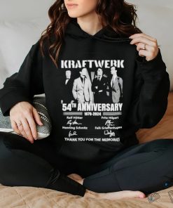 Official Kraftwerk 54th Anniversary 1970 2024 Thank You For The Memories Shirt