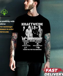 Official Kraftwerk 54th Anniversary 1970 2024 Thank You For The Memories Signature T Shirt 1 Official Kraftwerk 54th Anniversary 1970 2024 Thank You For The Memories Signature T Shirt