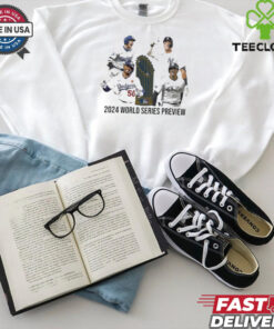 Official LA Dodgers vs NY Yankees 2024 World Series Preview Trophy Matchup Shirt