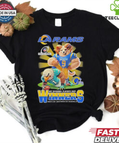 Official LA Rams NFC Divisional Playoffs 2025 winners mascot shirt