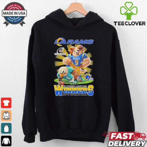 Official LA Rams NFC Divisional Playoffs 2025 winners mascot shirt