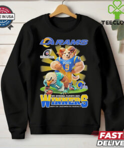 Official LA Rams NFC Divisional Playoffs 2025 winners mascot shirt