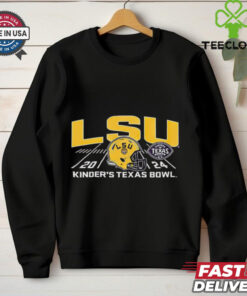 Official LSU Tigers 2024 Kinder’s Texas Bowl Bound Helmet NCAA t shirt