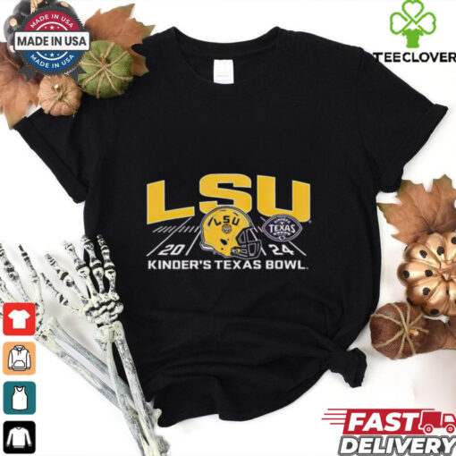 Official LSU Tigers 2024 Kinder’s Texas Bowl Bound Helmet NCAA t shirt