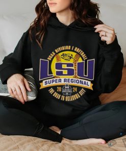 Official LSU Tigers 2024 NCAA Division I Softball Super Regional – Stanford, CA Shirt