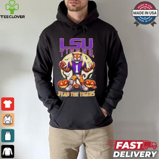 Official LSU Tigers Football Fear The Tigers Halloween Shirt